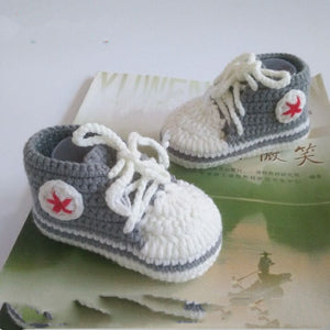 Hand-knitted Baby Infant Bootees