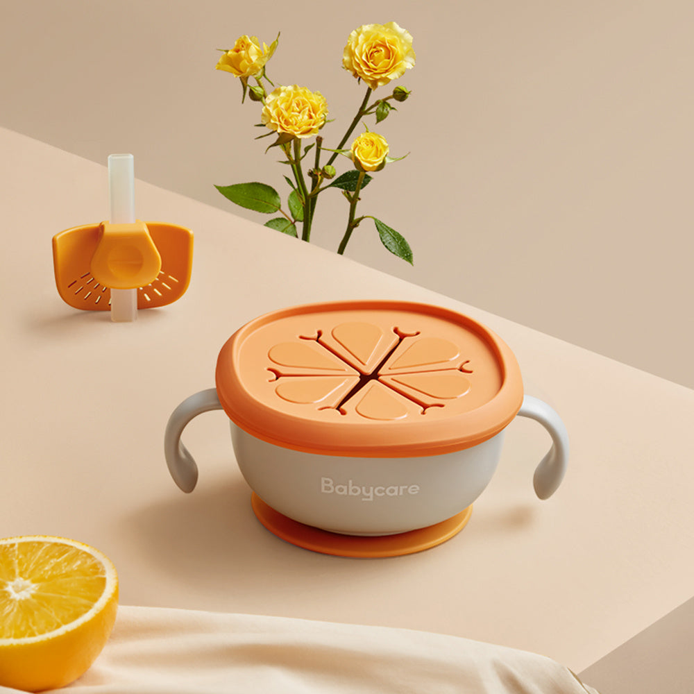 3 in 1 Baby Feeding Snack Soup Bowl