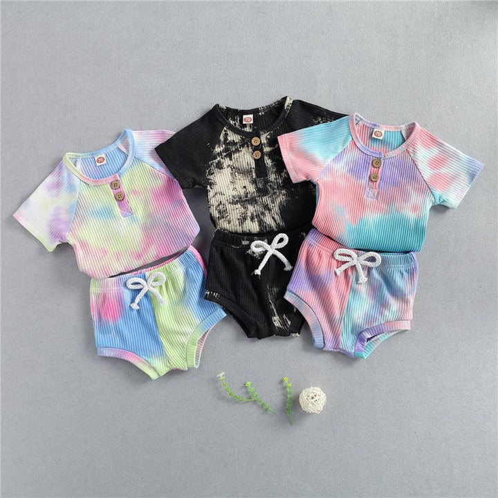 Baby Summer Tie Dyed Knitted Clothing