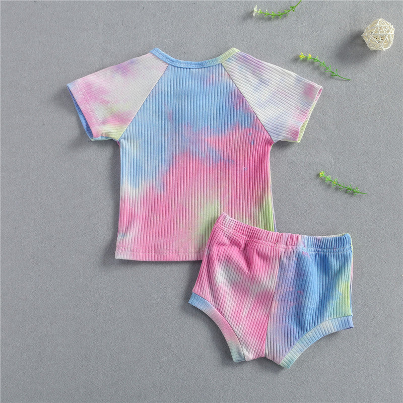 Baby Summer Tie Dyed Knitted Clothing