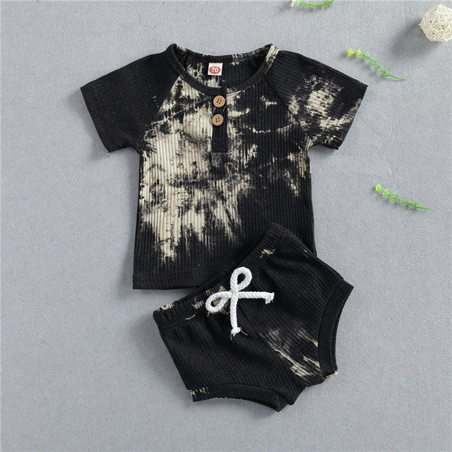 Baby Summer Tie Dyed Knitted Clothing