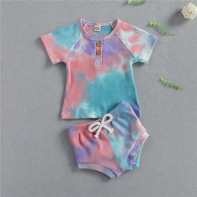 Baby Summer Tie Dyed Knitted Clothing