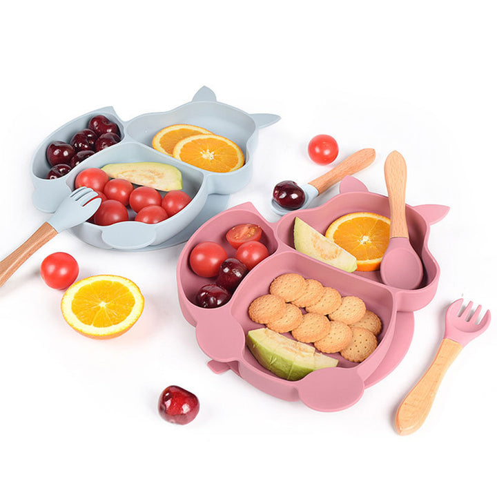 Silicone Baby Tableware Food Training Set