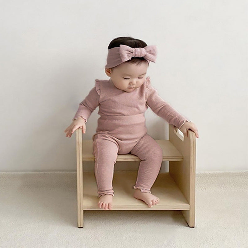 Baby Jumpsuit Home Clothes Two-piece Set