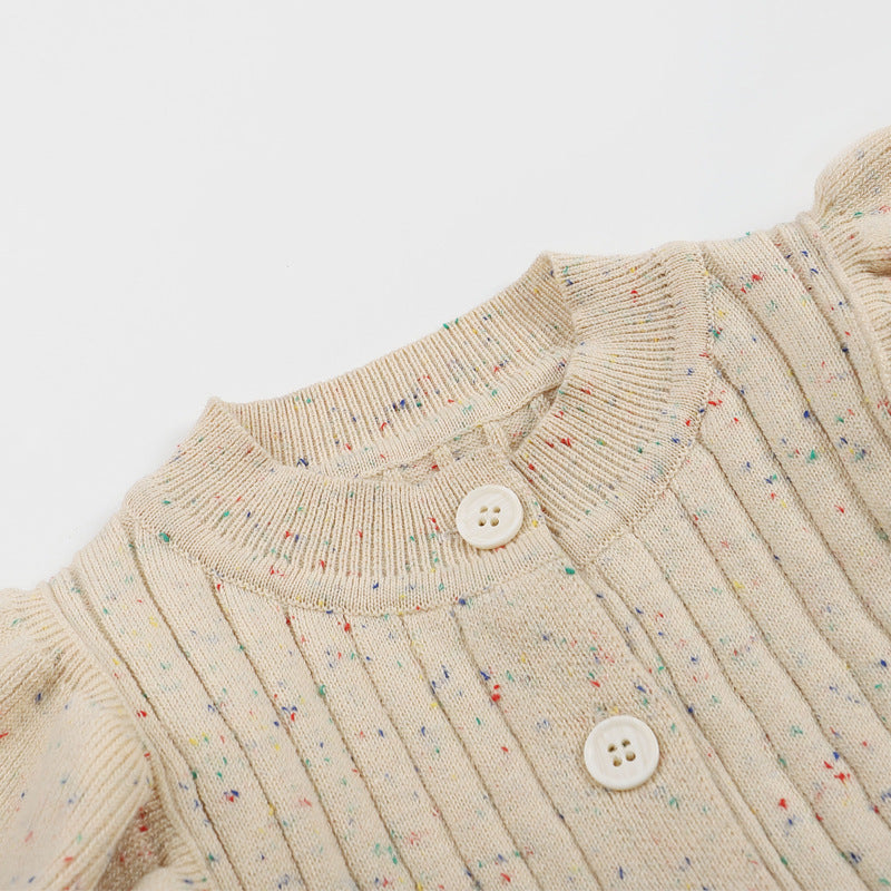 Baby Autumn Clothing Knitted Jumpsuit