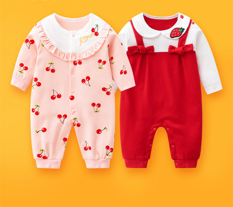 2-piece Newborn Baby Summer Romper