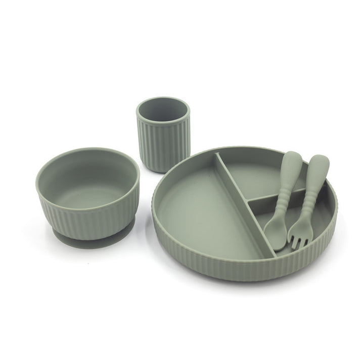 Integrated Edible Silicon Feeding Tableware