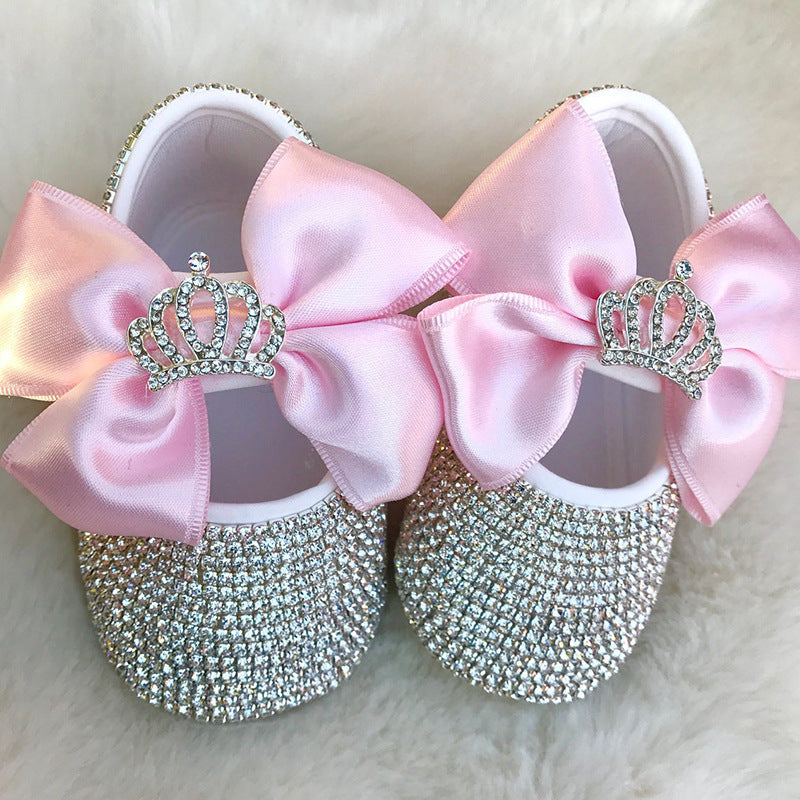 Newborn Baby Rhinestone Shoes