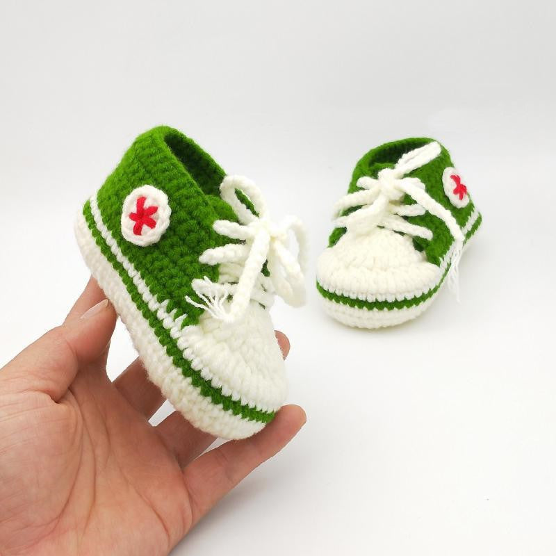 Hand-knitted Baby Infant Bootees