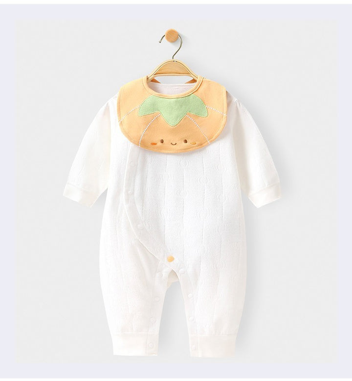 Cotton Boneless Baby Bib Onesie