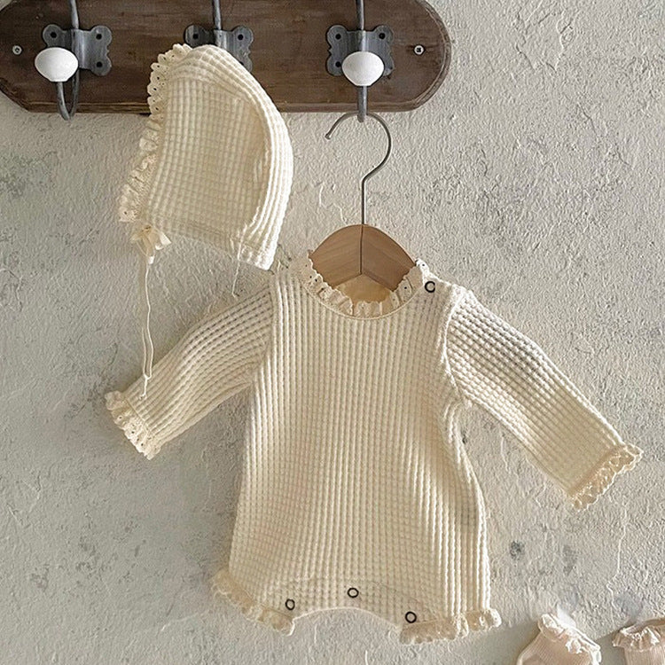 Baby Waffle Onesie For Babies