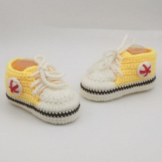 Hand-knitted Baby Infant Bootees