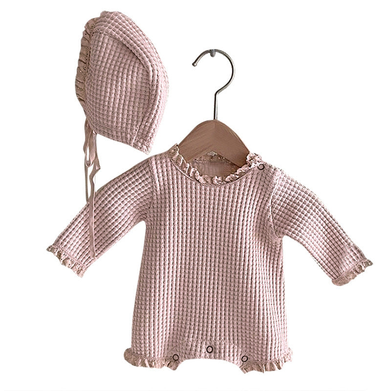 Baby Waffle Onesie For Babies