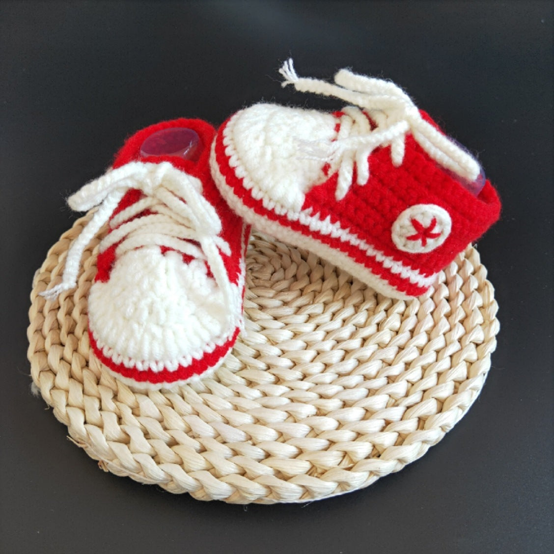 Hand-knitted Baby Infant Bootees