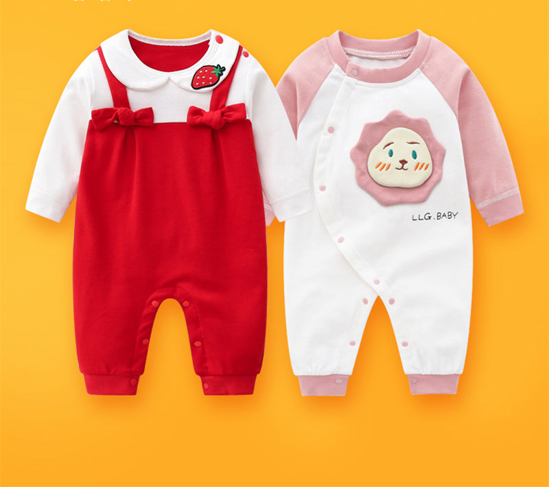 2-piece Newborn Baby Summer Romper