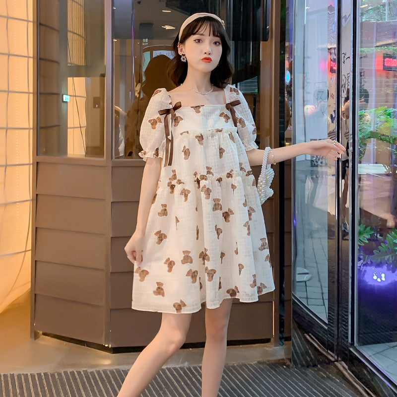 Mid-length Maternity Dress